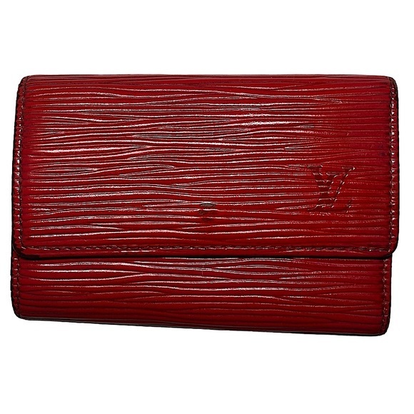 Louis Vuitton Red Epi Leather Key Wallet - Picture 1 of 6